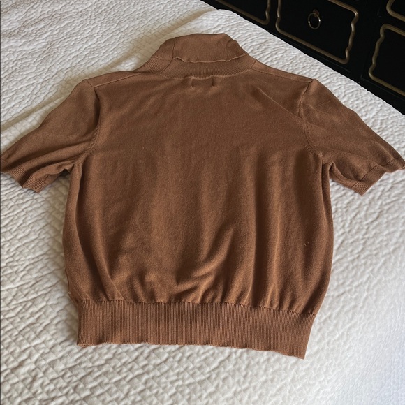 H&M Camel Turtleneck Sweater Sz M - Picture 2 of 3